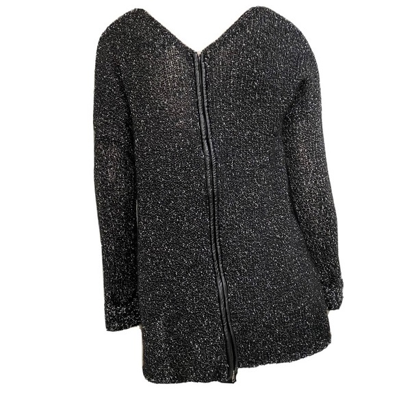 Michael Stars Wool Blend Back Zip Sweater M - Picture 8 of 12